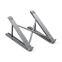 Thumbnail for CHOETECH HUB-M48 7-in-1 Hub + Foldable Laptop stand USB-C to HDMI 4K/USB-A/TF&SD/USB-C with PD Charging