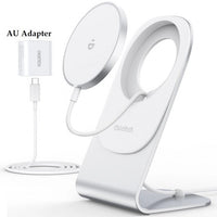 Thumbnail for CHOETECH MA00117-SL MagLeap Magnetic Wireless Charger with Stand and AC Adapter