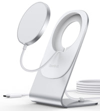 Thumbnail for CHOETECH MIX00117SL Magasafe Fast Wireless Charger Stand Holder For iPhone 13/12 (H047+T517)