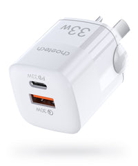Thumbnail for CHOETECH PD5006 33W Dual Port Wall Charger