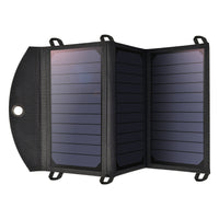 Thumbnail for CHOETECH SC001 19W Portable Solar Panel Charger SunPower Panels Dual USB Charger for Camping/RV/Outdoors