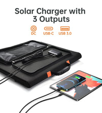 Thumbnail for CHOETECH SC008 120W Foldable Solar Charger