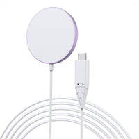 Thumbnail for CHOETECH T518-PK Magnetic Wireless Charger for all Qi Cell Phone & iPhones 12/13/14/15 (Pink)