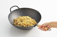 Thumbnail for Yoshikawa Cook-Pal Ren 36cm Premium Carbon Steel Heat Treated Wok with two handles