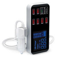Thumbnail for 8-Port PD+QC3.0 Car Charger with LED Display