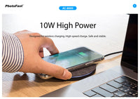 Thumbnail for Photofast AirCharge Qi Compatible 10W Fast Charge (SKU:AC8000)