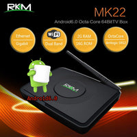 Thumbnail for RKM MK22 Qcta Core 64bit 4K Android 6.0 mini PC 2G/16G,Dual band wifi, BT4.0