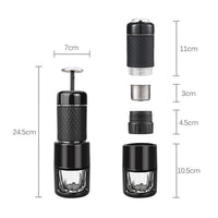 Thumbnail for STARESSO Coffee Maker Red Dot Award Winner Portable Espresso Cappuccino Quick Cold Brew Manual Coffee Maker Machines All in One - Black