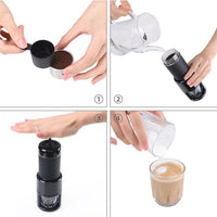 Thumbnail for STARESSO Coffee Maker Red Dot Award Winner Portable Espresso Cappuccino Quick Cold Brew Manual Coffee Maker Machines All in One - Black