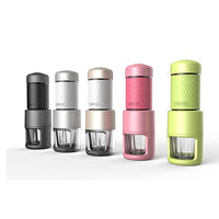Thumbnail for STARESSO Coffee Maker Red Dot Award Winner Portable Espresso Cappuccino Quick Cold Brew Manual Coffee Maker Machines All in One - Black