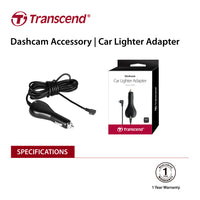 Thumbnail for TRANSCEND TS-DPL2  Car Lighter Adapter for DrivePro, Micro-B (For DP230 / DP130 / DP110)