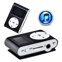 Thumbnail for Mini Clip 16G MP3 Music Player With USB Cable & Earphone Black