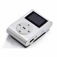 Thumbnail for Mini Clip 16G MP3 Music Player With USB Cable & Earphone Silver