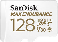 Thumbnail for Sandisk Max Endurance Microsdxc Card SQQVR 128G (60 000 HRS) UHS-I C10 U3 V30 100MB/S R 40MB/S W SD Adaptor SDSQQVR-128G-GN6IA