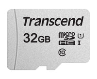 Thumbnail for TRANSCEND TS32GUSD300S 32GB UHS-I U1 microSD w/o Adapter  (microSDHC I, C10, U1)