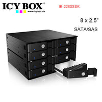 Thumbnail for ICY BOX IB-2280SSK Backplane for 8x 2.5