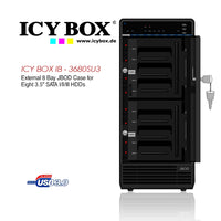 Thumbnail for ICY BOX (IB - 3680SU3) External 8 Bay JBOD Case for 8 x 3.5 Inch SATA l/ll/lll HDDs