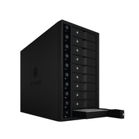 Thumbnail for ICY BOX IB-3810-C31 SINGLE enclosure for 10x HDD with USB 3.1 (Gen 2) Type-C or Type-A interface