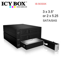 Thumbnail for ICY BOX IB-563SSK Backplane for 3x 3.5