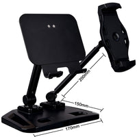 Thumbnail for Universal and Adjustable Double Arm Stand Holder Black