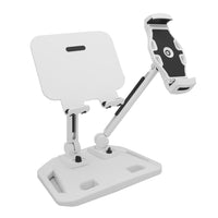 Thumbnail for Universal and Adjustable Double Arm Stand Holder White