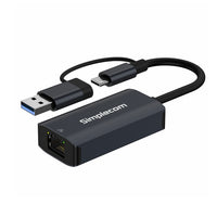 Thumbnail for Simplecom NU315 USB-C and USB-A to Gigabit Ethernet Adapter