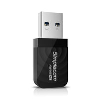 Thumbnail for Simplecom NW608 Wi-Fi 5 AC1300 Dual Band USB 3.0 Wireless Adapter