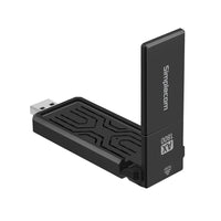Thumbnail for Simplecom NW812 AX1800 Dual Band WiFi 6 USB Adapter with Foldable Antenna