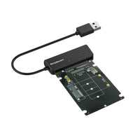 Thumbnail for Simplecom SA225 USB3.0 to mSATA + M.2 (NGFF B Key) 2 In 1 Combo Adapter