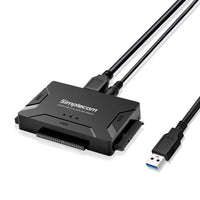 Thumbnail for Simplecom SA492 USB 3.0 to 2.5/3.5/5.25 inch SATA IDE Adapter with Power Supply