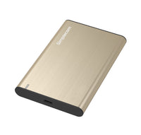 Thumbnail for Simplecom SE221 Aluminium 2.5'' SATA HDD/SSD to USB 3.1 Enclosure Gold