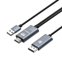 Thumbnail for Simplecom TH201 HDMI to DisplayPort Active Converter Cable 4K@60hz USB Powered 2M