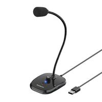 Thumbnail for Simplecom UM360 Plug and Play USB Desktop Microphone with Headphone Jack
