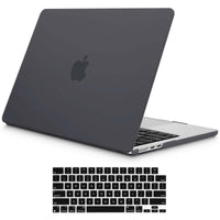 Thumbnail for 15 inch Air 2023 MacBook Air Matte Case  A2941 M2 Chip Hard Shell Case Keyboard Cover Black