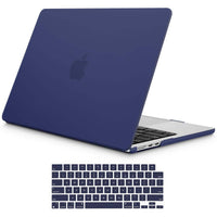 Thumbnail for 15 inch Air 2023 MacBook Air Matte Case  A2941 M2 Chip Hard Shell Case Keyboard Cover Blue