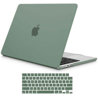Thumbnail for 15 inch Air 2023 MacBook Air Matte Case  A2941 M2 Chip Hard Shell Case Keyboard Cover Midnight Green