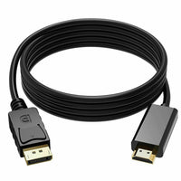 Thumbnail for 1.8m DisplayPort Display Port DP Gold to HDMI Male Video Audio Converter Cable