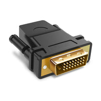 Thumbnail for DVI-D 24+1 Male to HDMI Female Adapter Converter Gold Plated Support 1080P