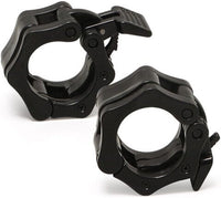 Thumbnail for 2Pcs 1in / 25mm Dumbbell Clamps Barbell Clamps Collars Clips Bar Plates Collar Clips Black