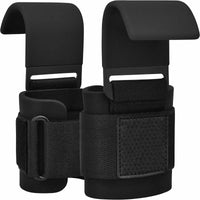 Thumbnail for Pair Weight Lifting Hooks Straps Grip Wrist Wrap Support Powerlifting Deadlift Pull Up
