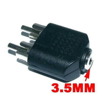 Thumbnail for 3.5mm 3.5 MM Stereo Female To 2 Rca 2rca Male Adapter Connector