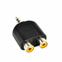 Thumbnail for 3.5mm Male to 2X RCA Female Audio Video Splitter Adapter Connector Coupler