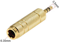 Thumbnail for 3.5mm male to 6.35mm 1/4