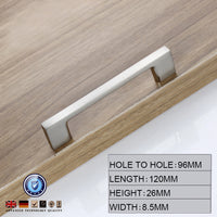 Thumbnail for Brushed Nickel Kitchen Door Cabinet Drawer Handle Pulls 96MM