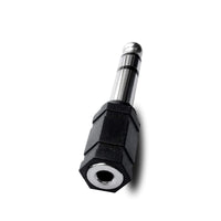 Thumbnail for 1/4 6.35mm Male Plug to 3.5mm Female Jack MONO Adapter Audio Headphone Mic