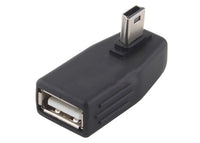Thumbnail for 90 degree Right Angle USB 5pin Male To USB 2.O Female Adapter Connector