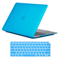 Thumbnail for MacBook Air 13 Inch Case 2020 2019 2018, A1932, A2179, A2337 Shell Case Keyboard Cover Light Blue