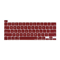 Thumbnail for Keyboard Cover Skin For MacBook Pro 13 Pro 16 A2338 A2289 A2251 A2141 M1 M2 2020 to 2023 Wine Red