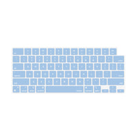 Thumbnail for Keyboard Cover Skin For MacBook Air Pro 13 13.6 14 15.3 16 A2442 A2779 A2485 A2780 A2681 A2941 M1 M2 2021 to 2023 Sky Blue