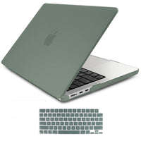 Thumbnail for Suitable for  2023 2022 MacBook Air 13 inch case M2 Model A2681 Hard Shell Case Keyboard Cover Midnight Green
